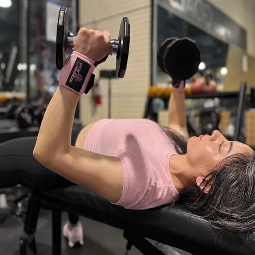 Miniatura 3 de Muñequeras – Envolturas de soporte premium de 18 pulgadas con lazo para el pulgar para levantamiento de pesas, culturismo y crossfit (1 par)