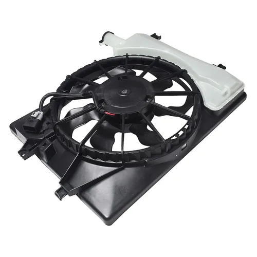 Miniatura 4 de Reemplazo del conjunto del ventilador de enfriamiento del condensador del radiador para 2014-2016 Elantra 2015-2016 Forte 2015 Forte Koup 12V