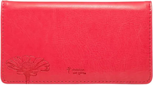 Miniatura 2 de Billetera y chequera de cuero sintético y mensaje cristiano, guarda duplicados de cheques y tarjetas de crédito, para mujeres y hombres, Mathew, Uno