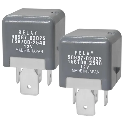 Miniatura 7 de Relé 90987-02025, 156700-2540 reemplazado 90080-87024 156700-2960 567-0003 Relé de potencia automotriz de 4 pines de 12 V, compatible con vehículos