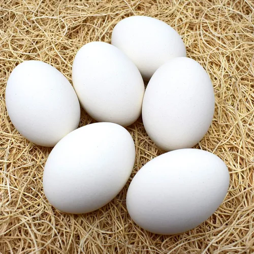 Miniatura 2 de Huevos de cerámica para nido, paquete de 6 unidades (blanco)