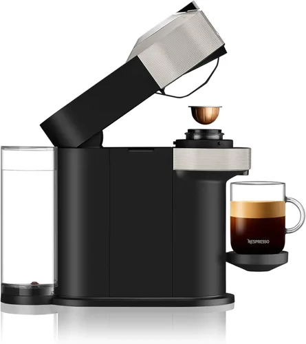 Miniatura 10 de Nespresso Vertuo Next Cafetera de café y espresso de Breville, con espumador de leche Aeroccino, gris claro