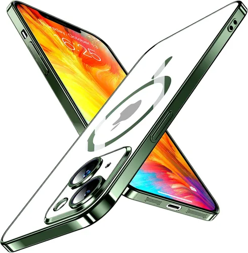 Miniatura 13 de Funda magnética delgada diseñada para iPhone 17 Pro Max [Compatible con MagSafe], funda con acabado fino, de piel, con respaldo duro