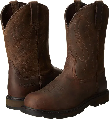 Miniatura 7 de ARIAT Groundbreaker 10014241 - Botas de trabajo sin cierre para hombre