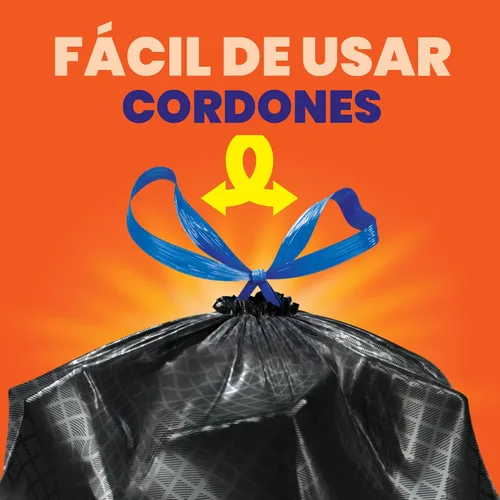 Miniatura 5 de Hefty Bolsas de basura ultra fuertes de 30 galones, bolsas de basura grandes de 30 galones, multiusos, cierre de cordón resistente a roturas