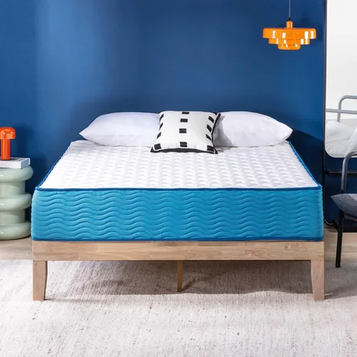 Miniatura 11 de Best Price Mattress Colchón híbrido de 10 pulgadas, superficie firme, espuma de soporte, resortes ensacados, espumas y telas certificadas como