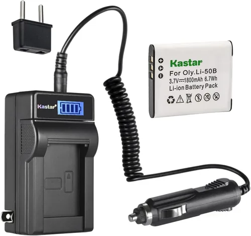 Miniatura 10 de Kastar LB-050 LB-052 Cargador de batería LCD AC compatible con Kodak PixPro FZ151, PixPro FZ152, Pixpro FZ201, Pixpro SL10 Smart Lens, Pixpro SL25