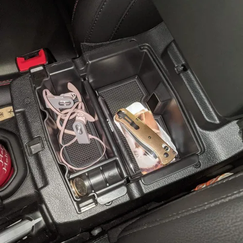Miniatura 2 de EDBETOS Bandeja organizadora de consola central compatible con Jeep Wrangler JL/JLU 2018-2021 2022 2023 2024 Accesorios Jeep Gladiator JT Truck