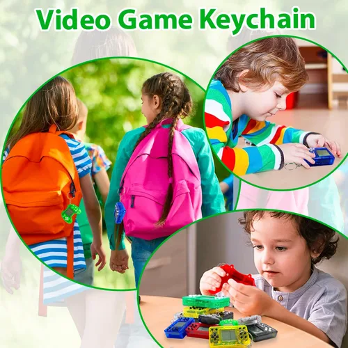 Miniatura 5 de 12 piezas de recuerdos de fiesta de videojuegos, llavero de videojuegos, suministros de fiesta de juegos de cumpleaños, bolsa de regalo, idea