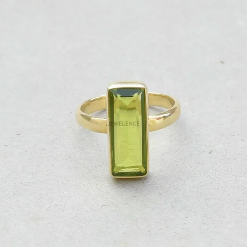 Miniatura 98 de Anillo de plata de ley maciza superpuesta de oro amarillo de 18 quilates para mujer, anillo de compromiso de plata esterlina, juego de bisel