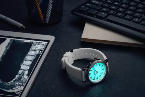 Miniatura 5 de Speidel Glow Scrub Watch,Electroluminescent Dial,Nurses,Doctors,Students 3ATM, Engraveable