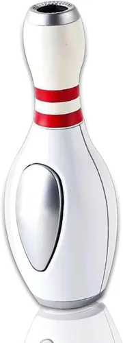 Miniatura 9 de WEQTETJU Encendedor de antorcha, fresco, único encendedor de boliche, ajustable, recargable, resistente al viento, regalo para hombres