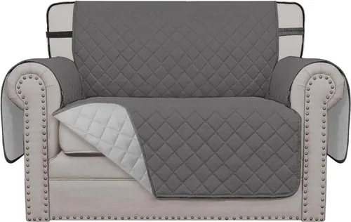 Miniatura 113 de Easy-Going - Funda para sofá, futón y sillón sin reposabrazos, reversible, resistente al agua, para mascotas y niños (azul oscuro/azul claro)
