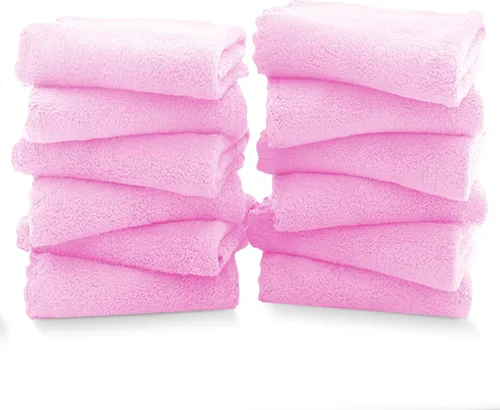Miniatura 47 de TENSTARS Toallas de baño de seda con dobladillo para baño en liquidación - 27 x 55 pulgadas, ligeras, finas y de secado rápido, toalla absorbente