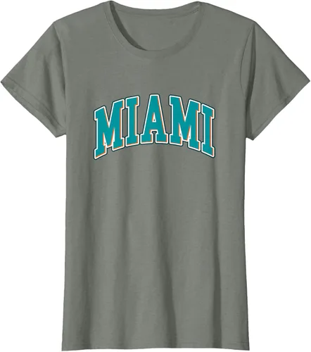 Miniatura 11 de Miami - Hometown Pride - Diseño retro - Camiseta clásica