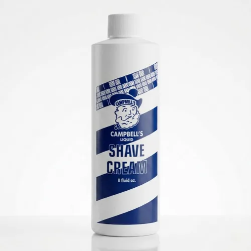Campbell's Crema de afeitar líquida 8 oz para barberos