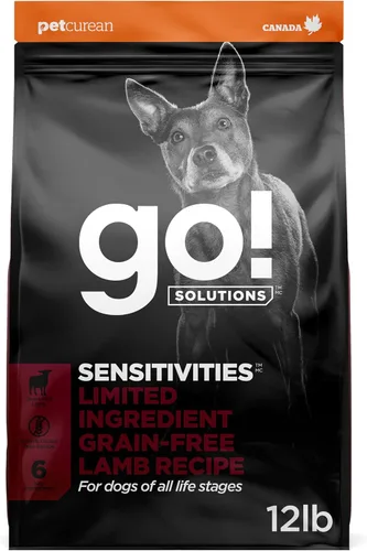 Miniatura 25 de Go! Solutions Sensitivities - Alimento seco para perros de cordero sin granos con ingredientes limitados, croquetas sin pollo fabricadas por