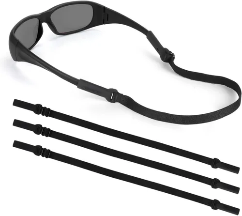 SHINKODA Paquete de 6 correas para gafas - Cordón universal para anteojos - Cordón retenedor de gafas para lectura, seguridad, deportes y gafas de