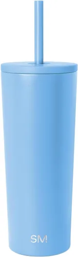 Miniatura 78 de Simple Modern- Vaso con aislamiento, c/tapa y pajilla Taza de viaje Botella de agua de ac. inox. reutilizable Unisex Colecc. Classic 24 oz