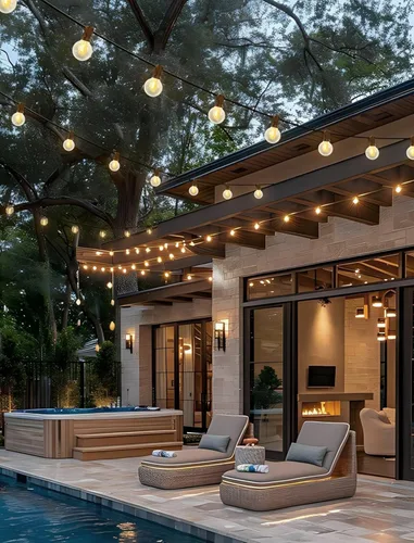 Miniatura 6 de Cadena de luces para exteriores de 50 pies con bombillas G40, luces impermeables para patio con 27 bombillas LED inastillables (2 repuestos)