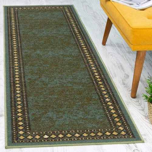 Miniatura 25 de Antep Rugs - Alfombras modernas con bordes, antideslizantes (antideslizante), de perfil bajo con respaldo de goma, para cocina, juego de 2 piezas