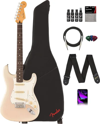 Miniatura 20 de Fender Player II Stratocaster Modificada - Paquete Electric Blue con bolsa de concierto, correa, cable, paquete de 3 púas y kit de limpieza
