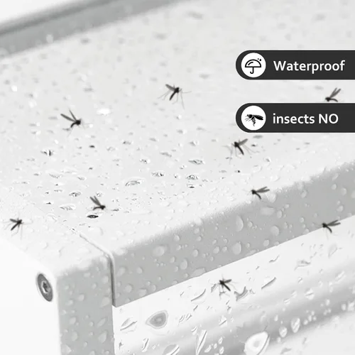 Miniatura 3 de Aplique de pared para exteriores, faroles de pared impermeables exteriores, moderna lámpara exterior negra con pantalla de vidrio transparente