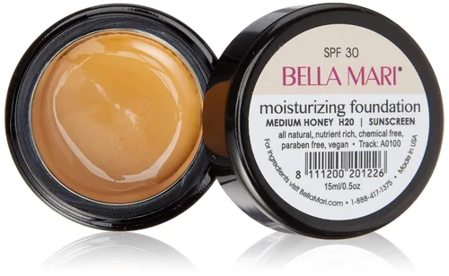 Miniatura 26 de Bella Mari - Base hidratante natural, color beige claro (B10); plástico sin PBA de 2