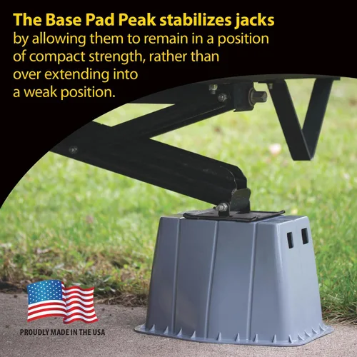 Miniatura 2 de Stromberg Carlson JBP-813.1 Base Pad Peak – Bloque de remolque – Almohadillas de RV – Accesorios para remolque de viaje – Base de gato de lengua