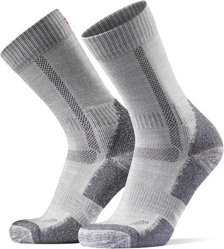 DANISH ENDURANCE Calcetines de senderismo de lana merina, acolchados, para hombres, mujeres y niños