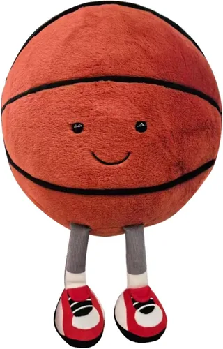 Miniatura 9 de Linda Almohada de Béisbol Suave Animal de Peluche de Béisbol Almohadas Deportivas, 17.7" Regalos de Juguete de Peluche Únicos para Adolescentes