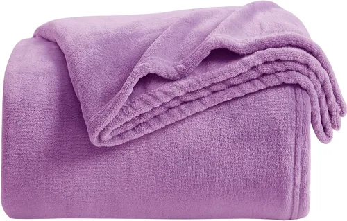 Miniatura 18 de KMUSET Manta de Tiro Súper Suave Premium de Franela de Forro Polar Sedosa Tamaño de Tiro Beige Microfibra Manta Ligera para Uso en Todas