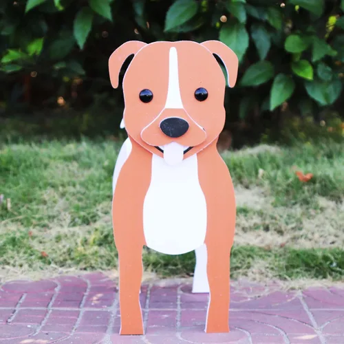 Miniatura 8 de Beagles - Contenedor para plantas con forma de perro, para amantes de las mascotas, maceta de PVC lindo para perros, macetas de cara para decoración