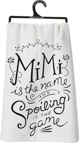 Miniatura 11 de Primitives by Kathy - LOL Trapo de cocina, de algodón, con texto en inglés “Nana is The Name