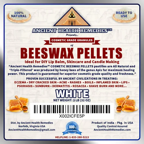 Miniatura 7 de Pastillas de cera de abeja blanca de grado cosmético totalmente naturales. A granel, grado A, triple filtrado, ideal para proyectos de cuidado