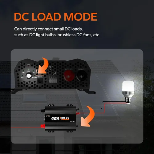 Miniatura 8 de LiTime 12V 40A Cargador de CC a CC para baterías de 14.6V LiFePO4 de litio, plomo-ácido, AGM, gel, cargador de batería rápido de 3 etapas para RVs