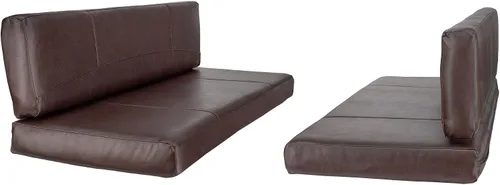 Miniatura 2 de RecPro Cojines para cabina de comedor RV con espuma viscoelástica para caravana (castaño, 36 pulgadas)