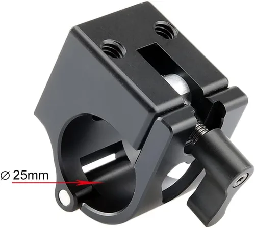 Miniatura 6 de NICEYRIG Abrazadera de varilla de 0.984 in con rosca de 1/4 3/8 para DJI Ronin M MX Freefly MOVI Gimbal Stabilizer System - 101