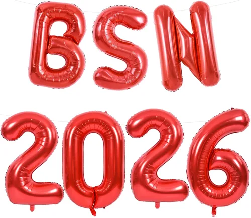 Miniatura 7 de TONIFUL Globos de Letras Rojas Brillantes Grandes de 40 Pulgadas A-Z, Globos Gigantes Jumbo de Helio de Papel de Aluminio Mylar Letra K Grande