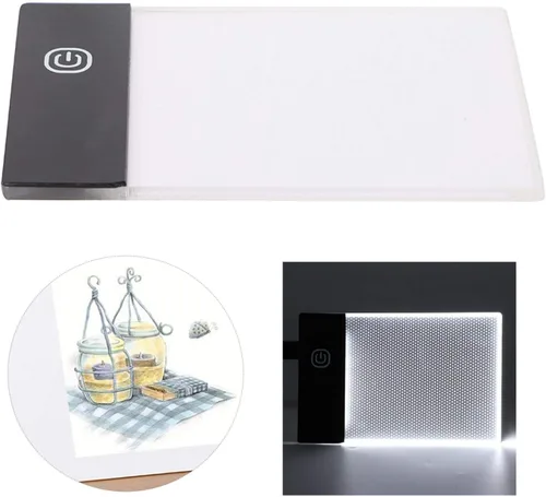 Miniatura 4 de Almohadillas de luz para libro abatible, función de protección ocular, kit de libro abatible para caligrafía de papel de caligrafía y pintura