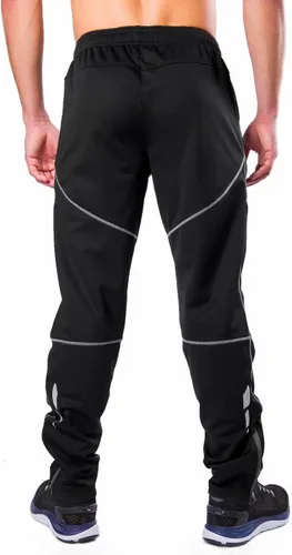 Miniatura 4 de baleaf Pantalones de forro polar para hombre, pantalones de ciclismo de invierno, ropa de bicicleta de montaña, equipo térmico para correr en clima
