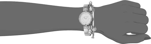Miniatura 6 de Anne Klein Juego de reloj y pulsera acentuados de cristal prémium para mujer