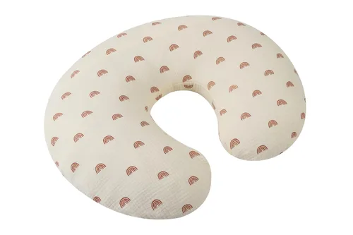 Miniatura 5 de Onacosht Funda de Almohada de Lactancia de Muselina Suave 100% Algodón Funda de Almohada de Alimentación se Adapta a la Almohada de Lactancia