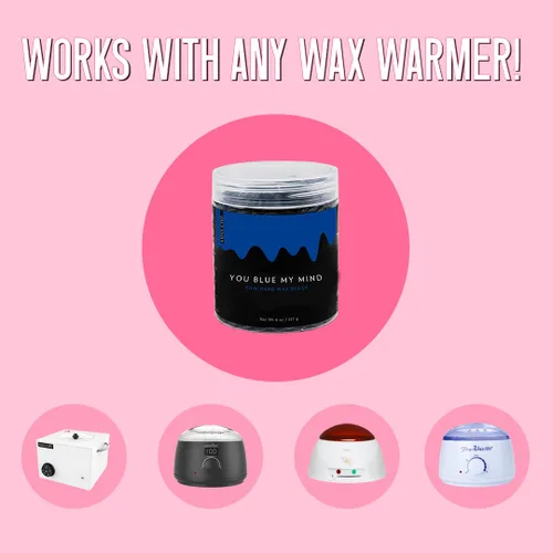 Miniatura 7 de Miss Cire Cuentas de cera dura azul, depilación sin dolor, no necesita tiras, bajo punto de fusión, consistencia similar al gel, para cara y cuerpo