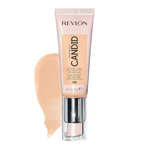REVLON PhotoReady Base sincera de acabado natural, con ingredientes anticontaminantes, antioxidantes y antiluz azul.
