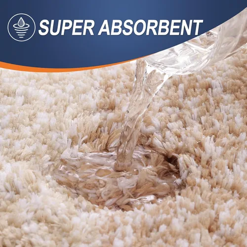 Miniatura 5 de OLANLY Juego de alfombras de baño de 3 piezas, alfombras de baño de microfibra suave y absorbente y alfombra de inodoro de contorno en forma de U