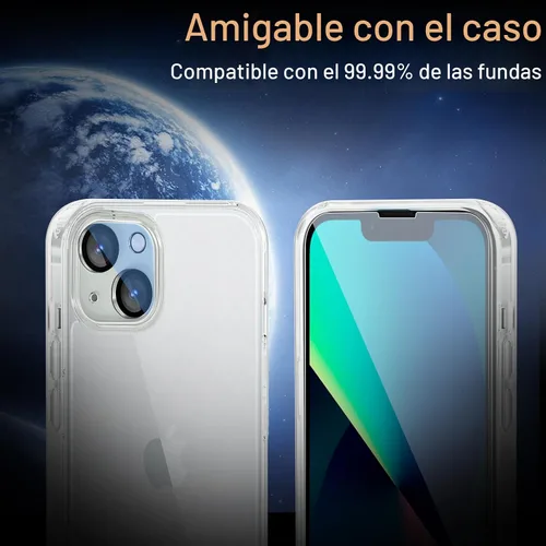 Miniatura 7 de TZGZT [True 9H+ Irrompible] Paquete de 3 para Protector de Pantalla iPhone 13 Película de Vidrio Templado, con Paquete de 3 Accesorios Protector