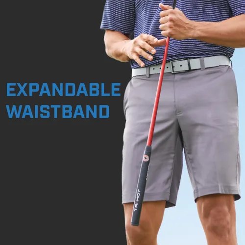 Miniatura 4 de PGA Tour - Pantalones cortos de golf para hombre con entrepierna de 9 pulgadas, cintura activa (Talla 30-44 Grande y Alto)