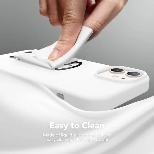 Miniatura 226 de GONEZ Funda de silicona para iPhone 15 Pro Max, compatible con Magsafe, protector de cámara + protector de pantalla, forro de microfibra suave