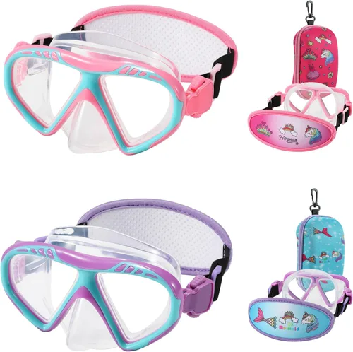 Miniatura 12 de Gafas de natación para niños pequeños, correa de tela, gafas de natación para niños de 3 a 6 años Bate